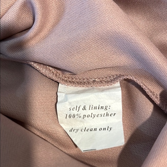 Birdy Greylin  Sleeveless Spaghetti Strap mauve Gown - Picture 8 of 11